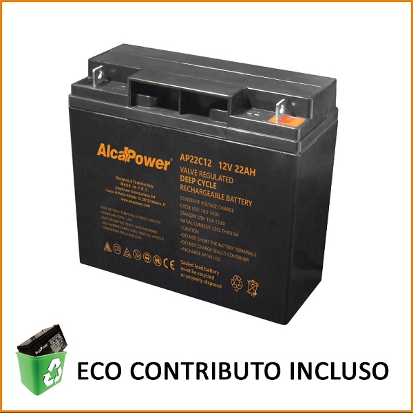 Batteria Piombo 12V 22Ah